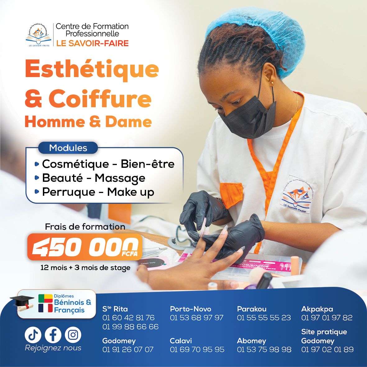 Photo de la filière (formation) Esthétique et coiffure