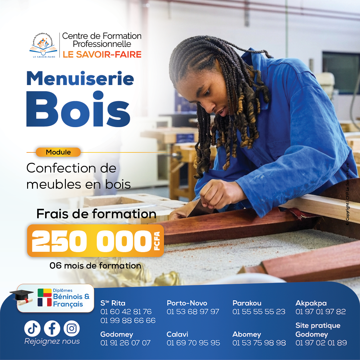 Image de la formation Menuiserie Option bois