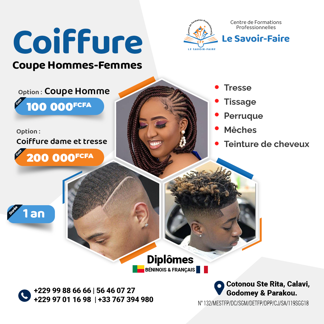 Image de la formation Coiffure  Option coupe dame et tresse